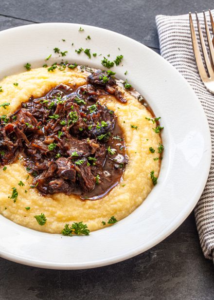 Oxtails and Cheesy Grits